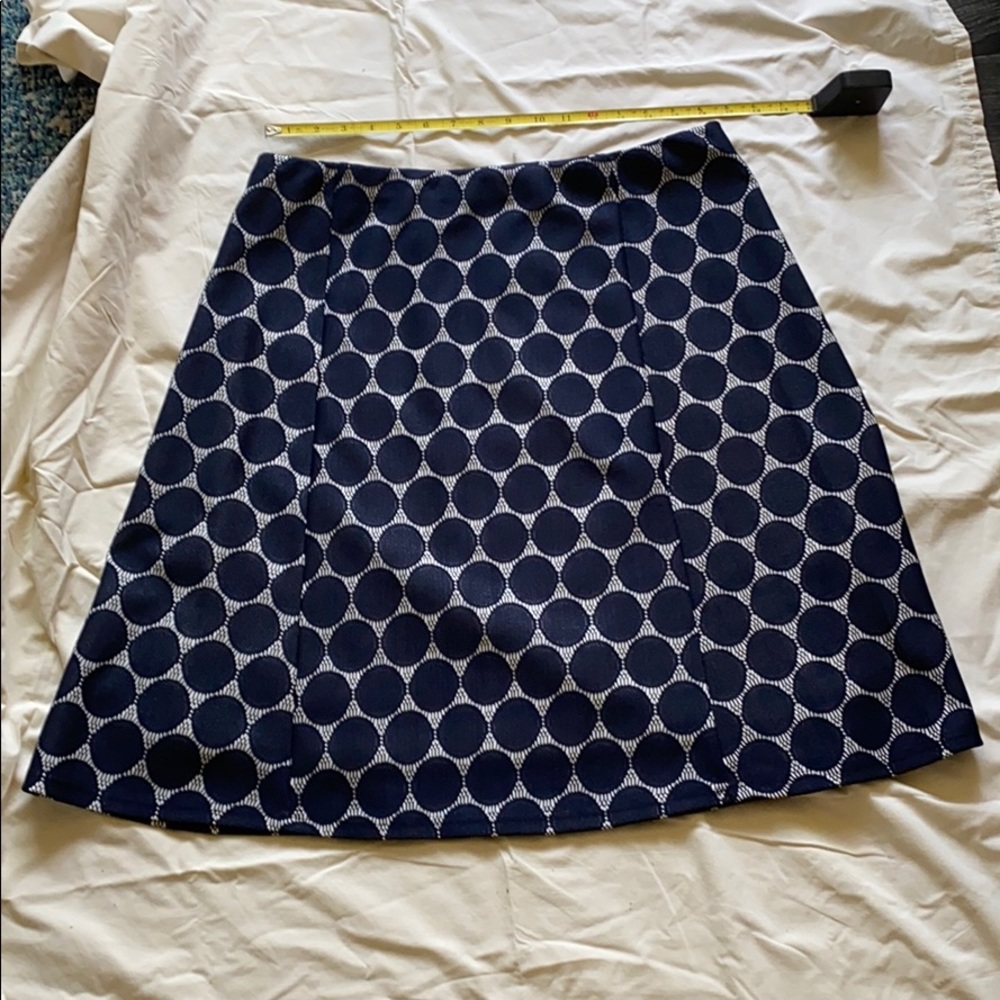 Cute detailed Navy A-line skirt